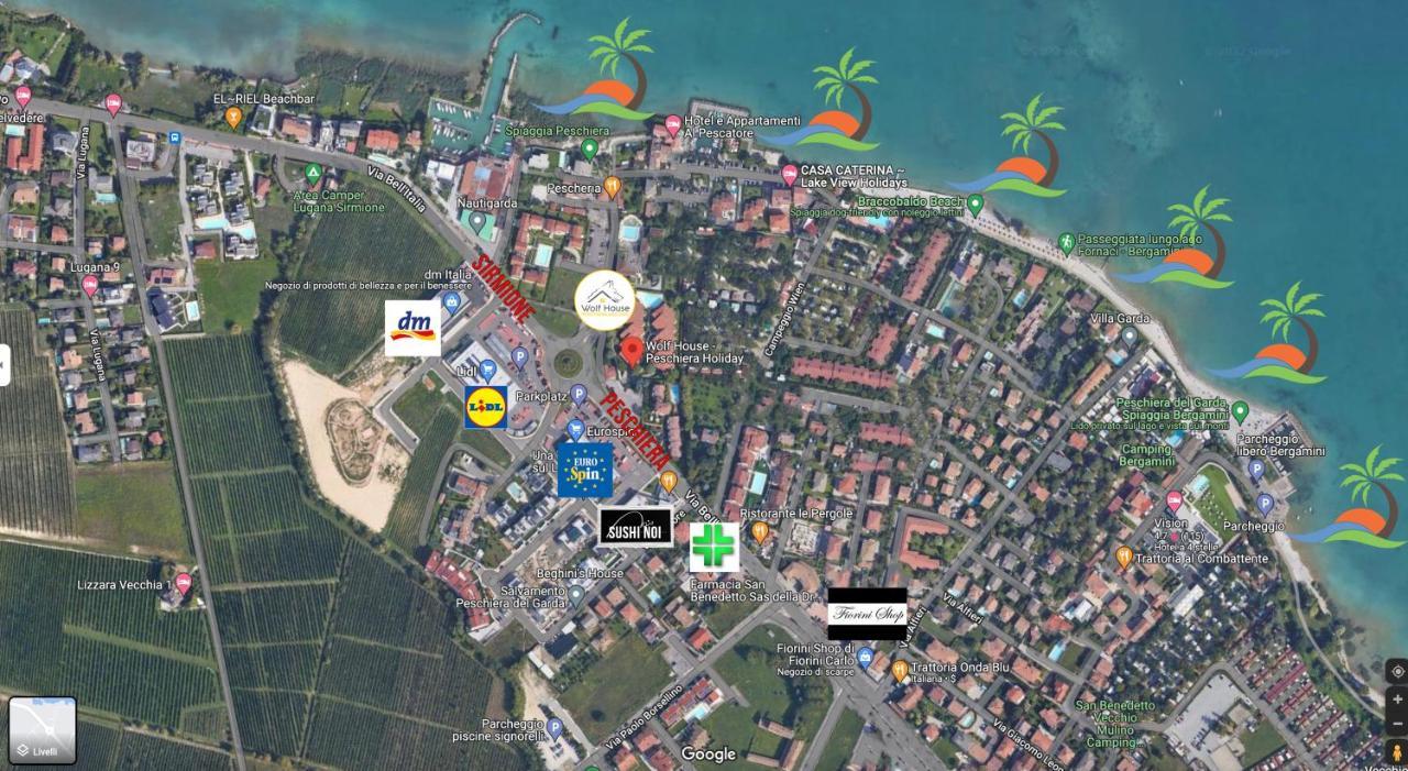 Wolf House - Peschiera Holiday - Jacuzzi Privata بسكييرا ديل غاردا المظهر الخارجي الصورة